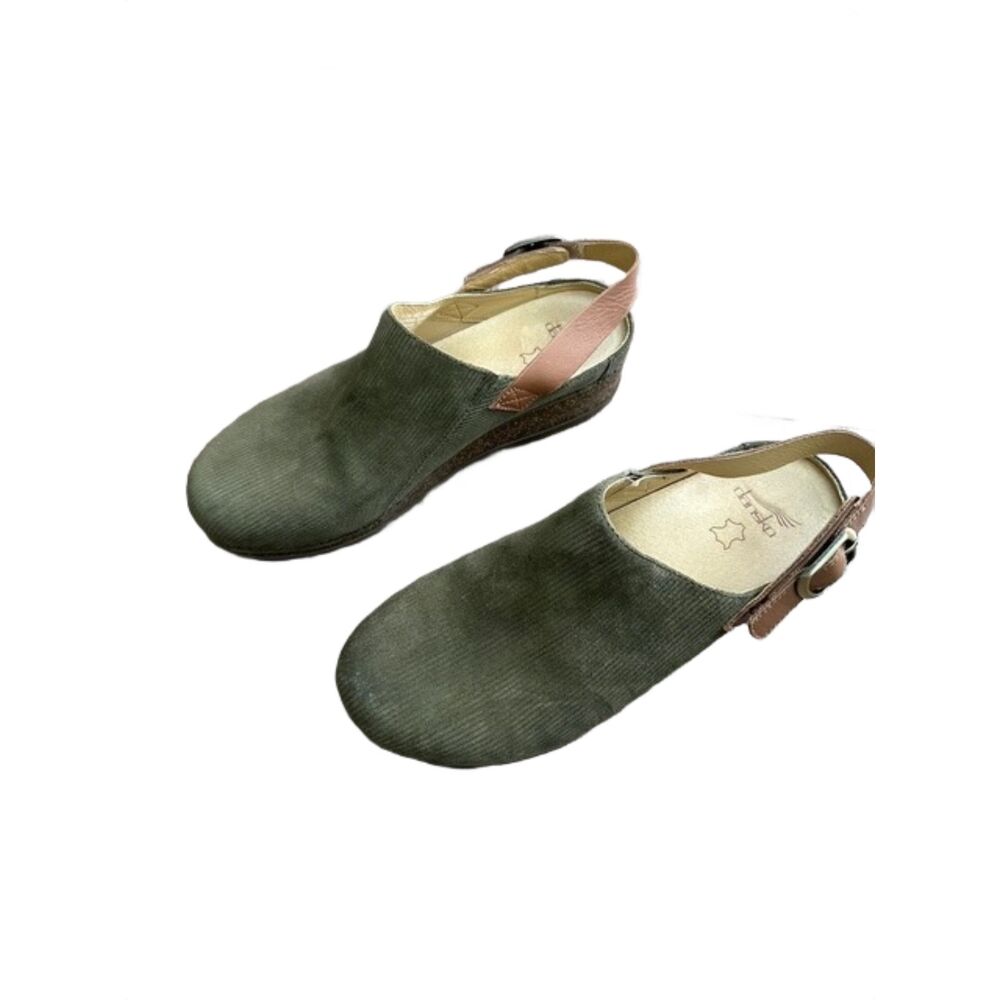 Dansko Merrin Olive Embossed Suede 40 - Picture 4 of 7